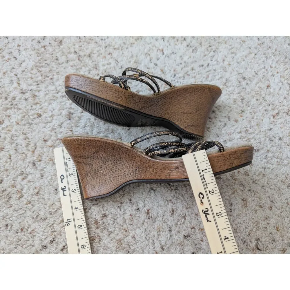 Gitano vintage wedge heel sandals